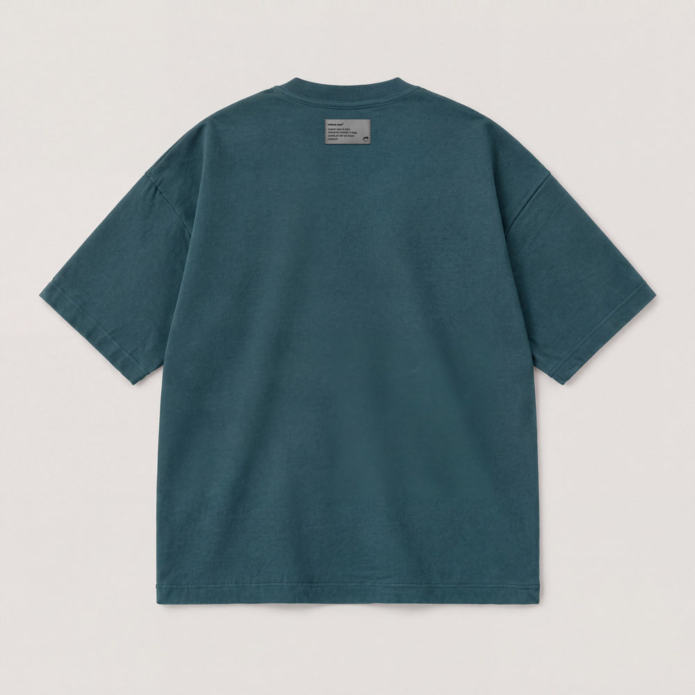 T-shirt oversize petrolio Sbagliato come il Negroni - retro