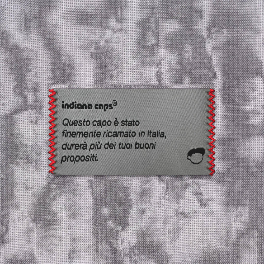 Felpa Sbagliato come il Negroni Grigio - dettaglio etichetta