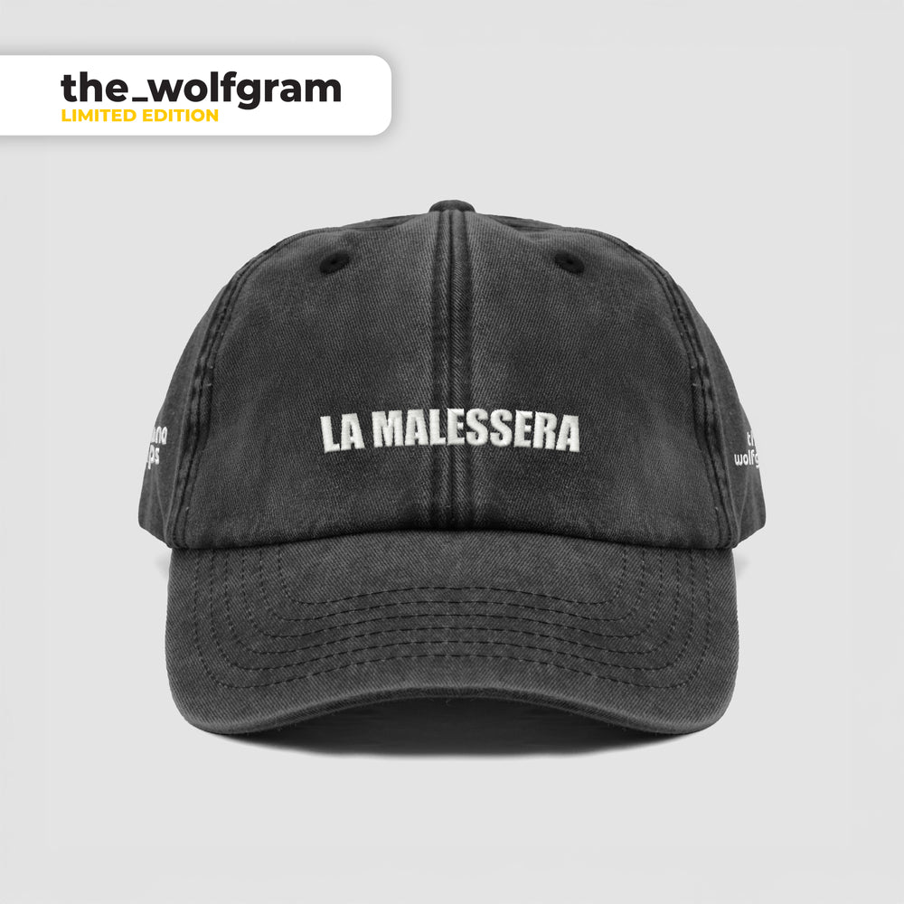Cappellino vintage "LA MALESSERA"