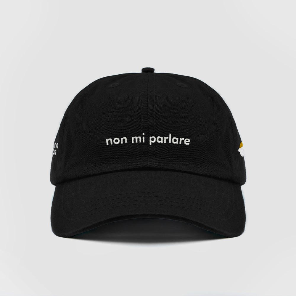 Cappellino in cotone ''non mi parlare''