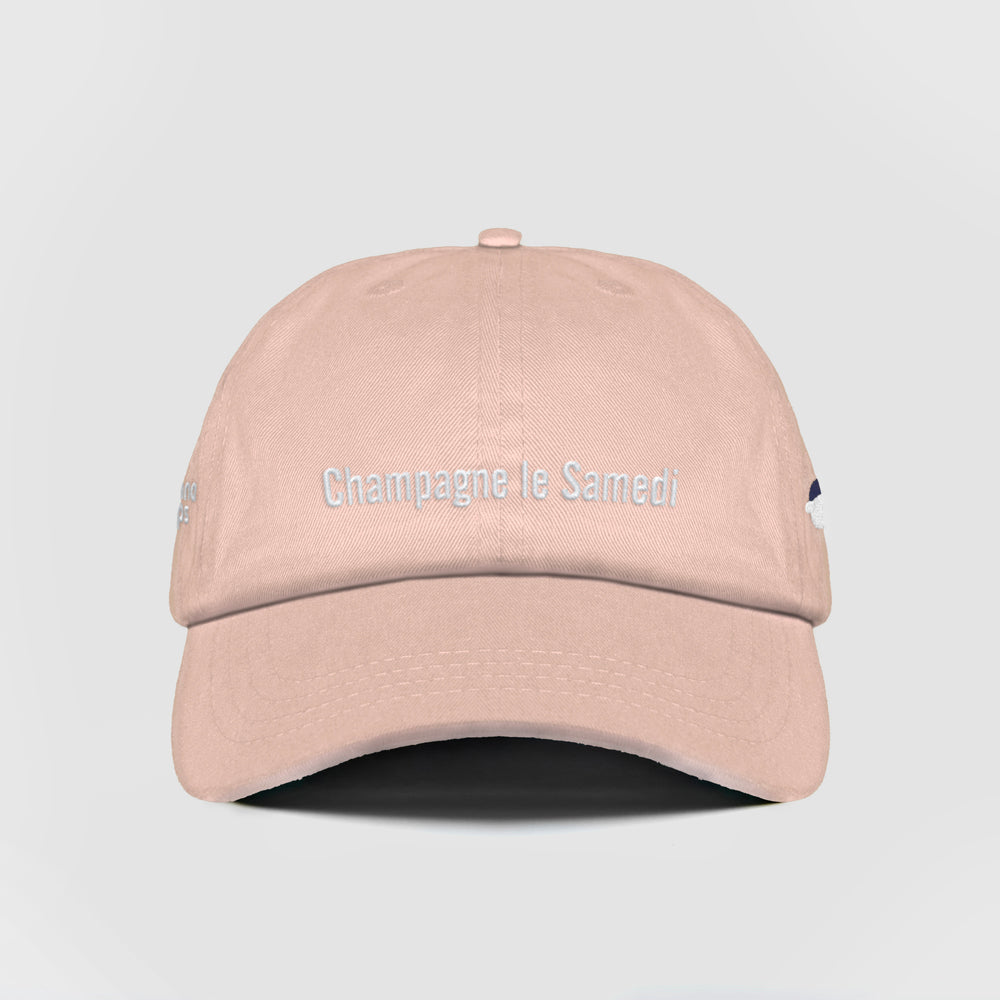 Cappellino in cotone "Champagne le Samedì"