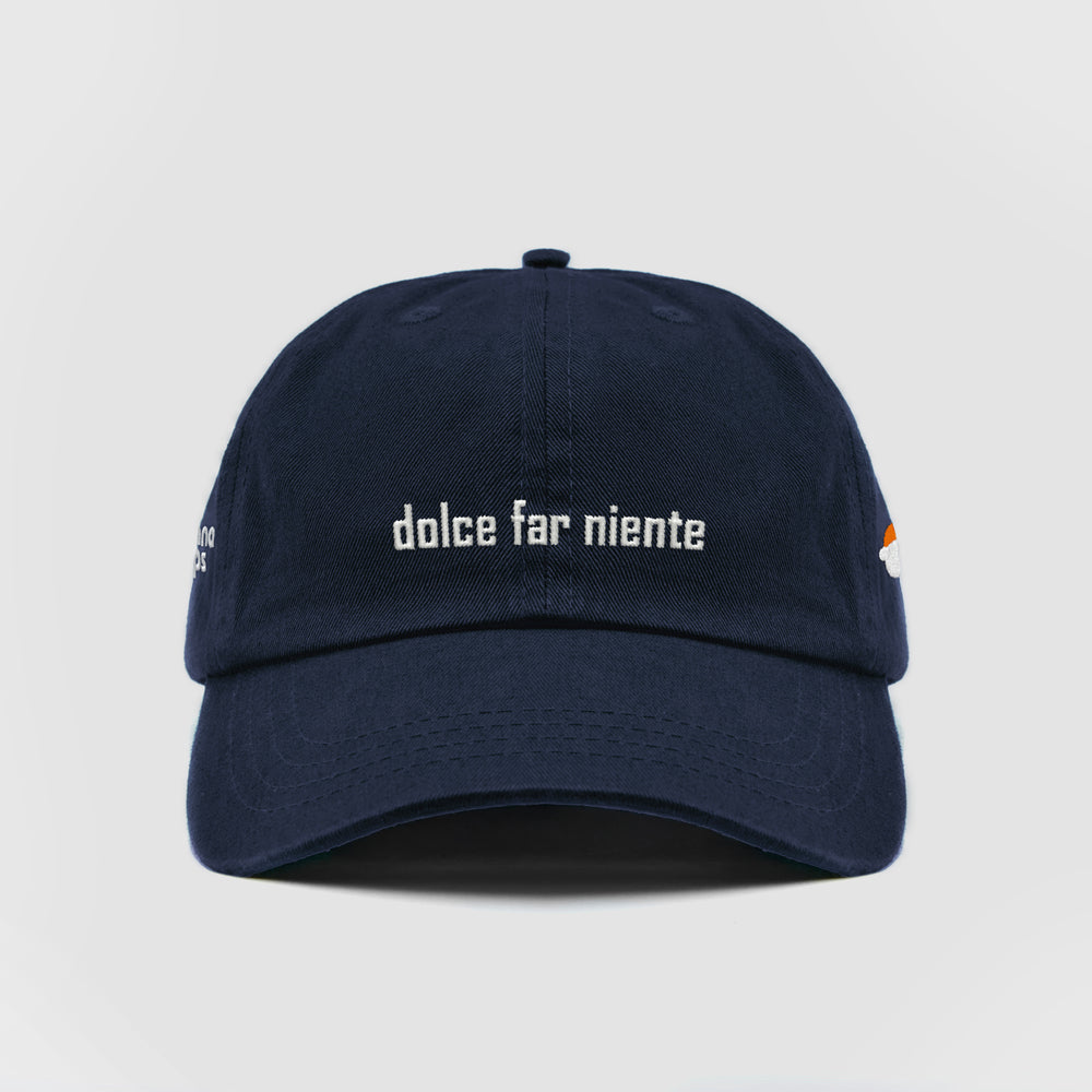 Cappellino in cotone "dolce far niente"