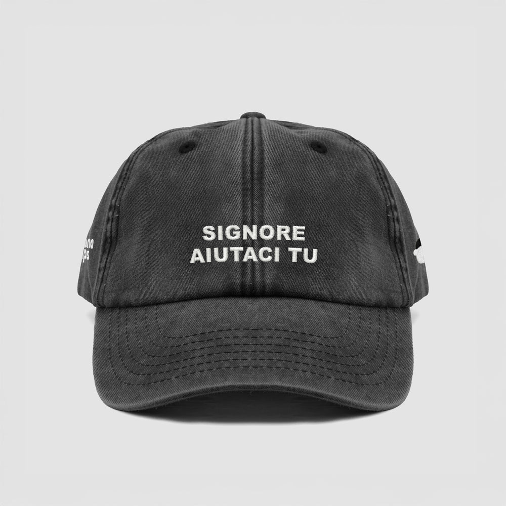 Cappellino vintage "SIGNORE AIUTACI TU"