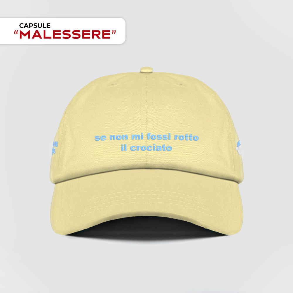 Cappellino ''se non mi fossi rotto il crociato''