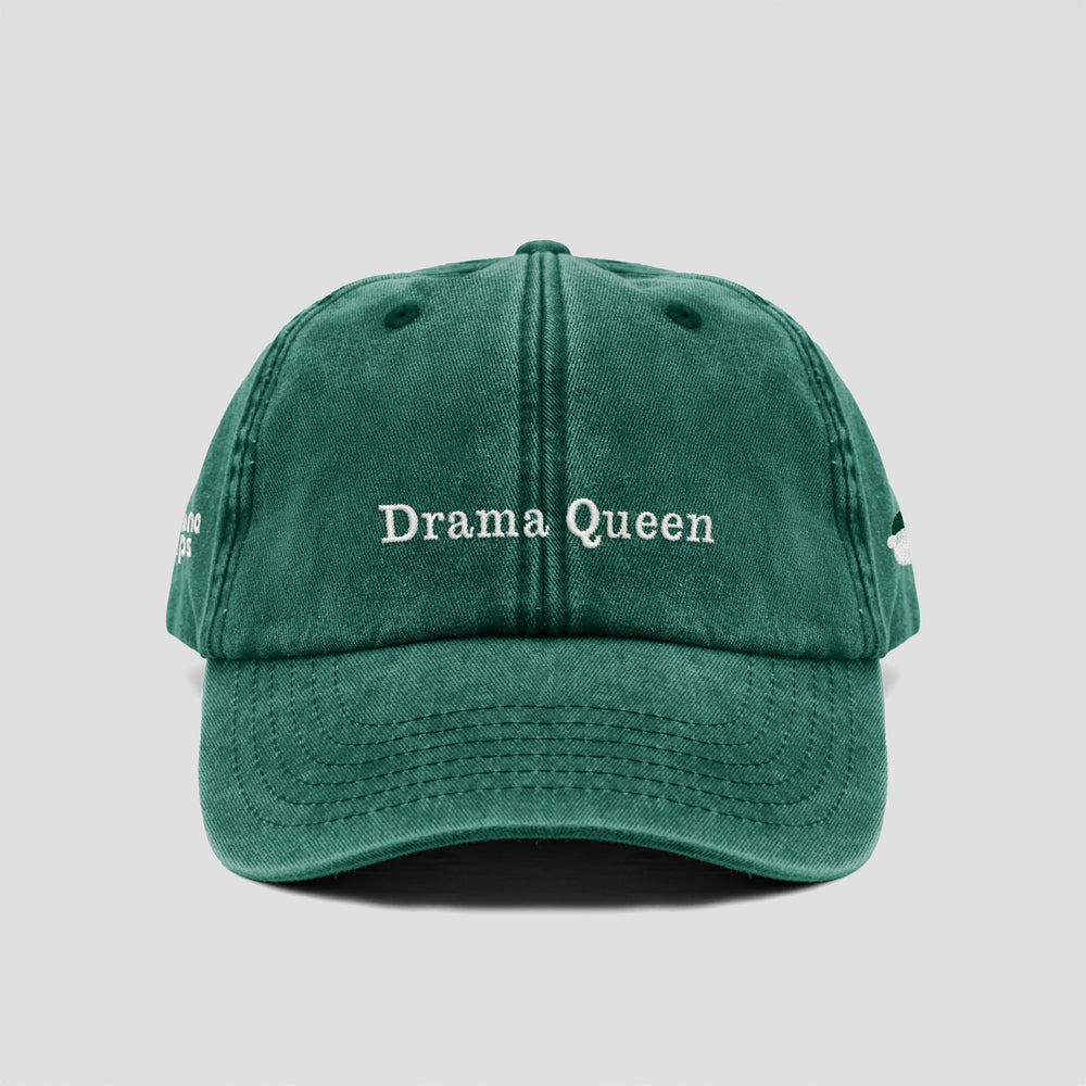 Cappellino vintage in cotone "Drama Queen"