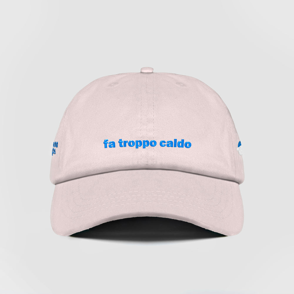 Cappellino "fa troppo caldo"