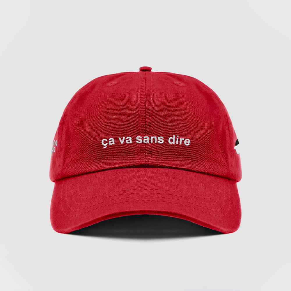 Cappellino in cotone "ça va sans dire"