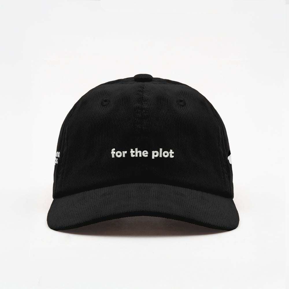 Cappellino in velluto a coste ''For the plot''