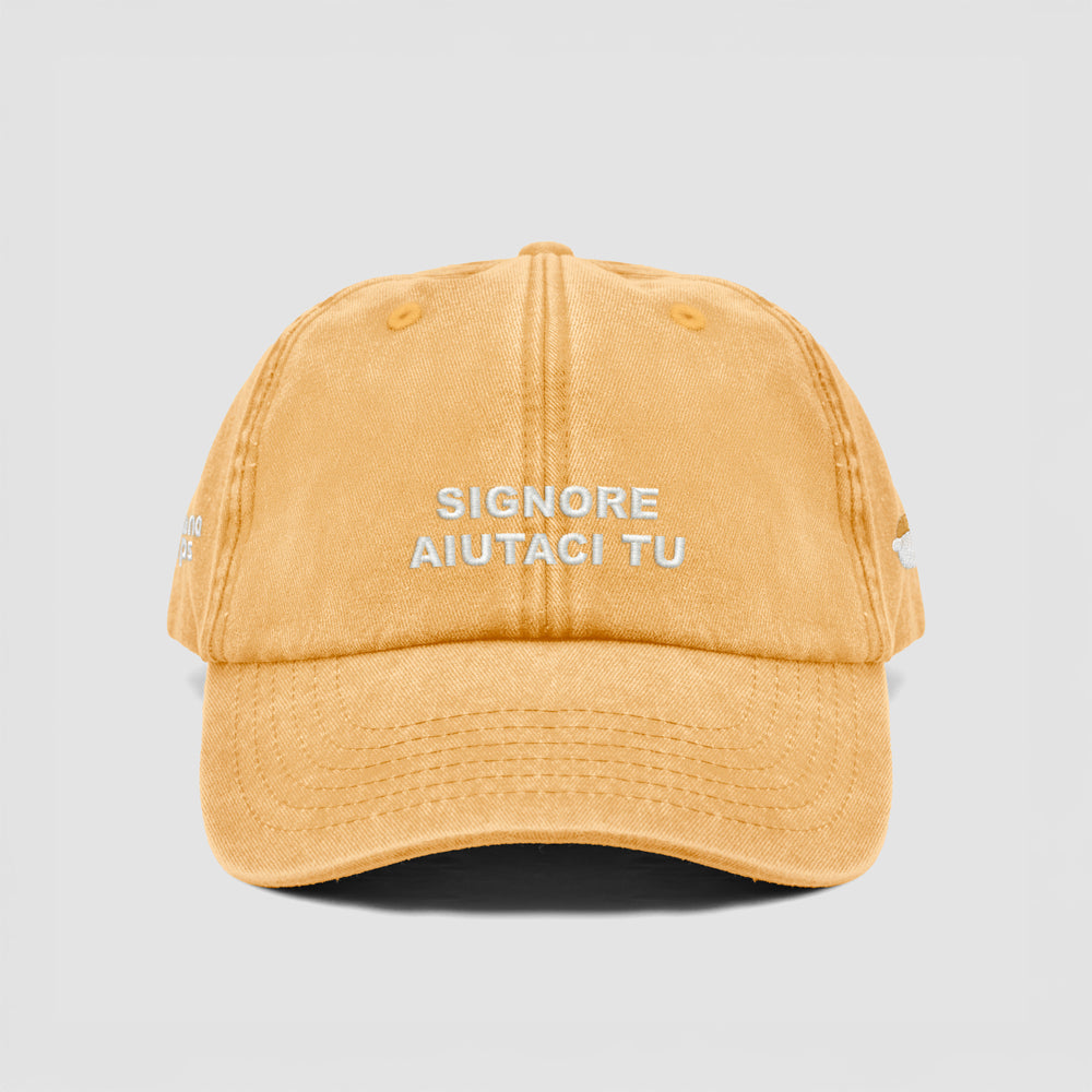 Cappellino vintage "SIGNORE AIUTACI TU"