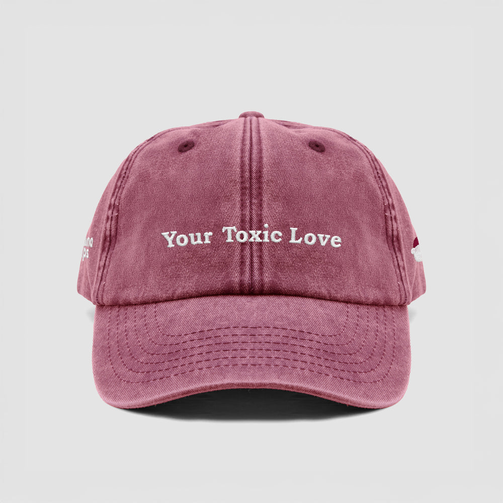 Cappellino vintage ''Your toxic love''