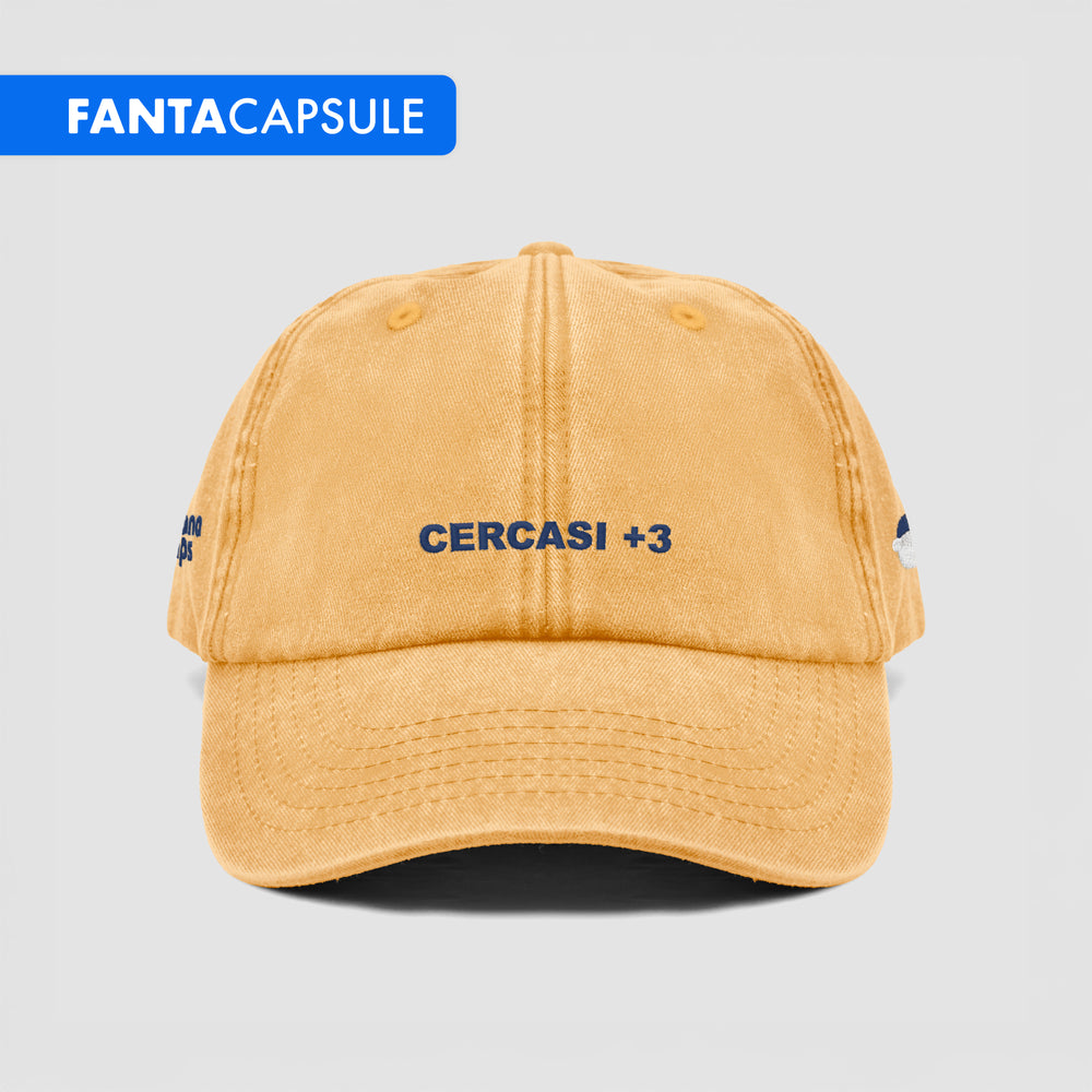 Cappellino vintage ''CERCASI +3''