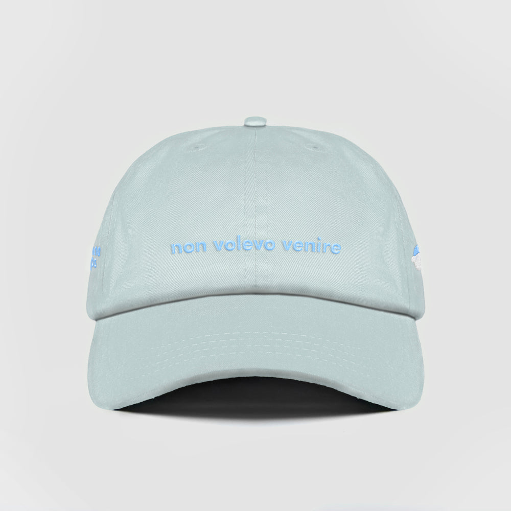 Cappellino in cotone "non volevo venire"