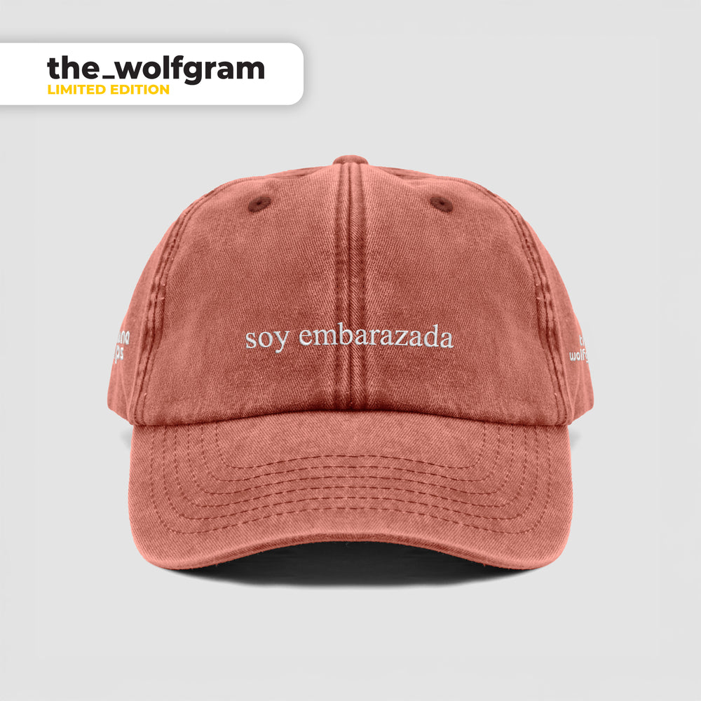 Cappellino vintage "soy embarazada"
