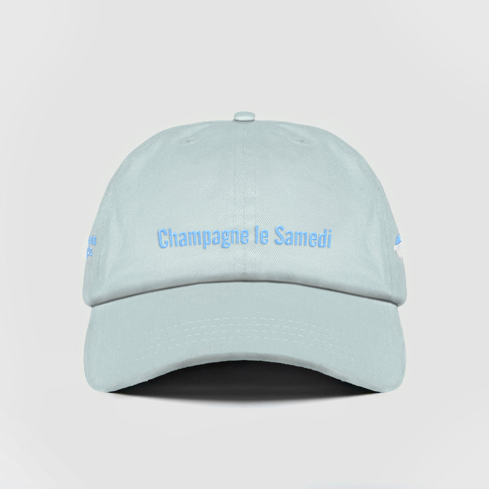 Cappellino in cotone "Champagne le Samedì"