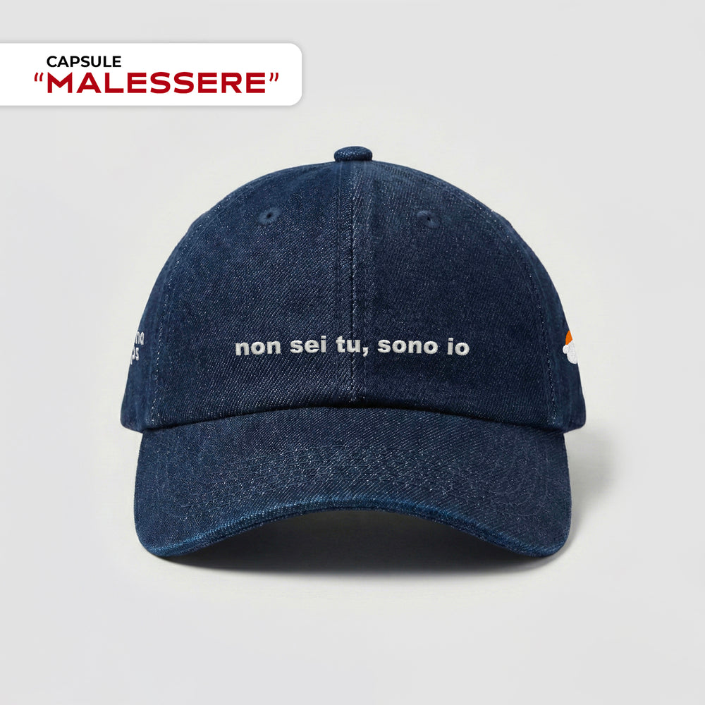 Cappellino in denim ''non sei tu, sono io''