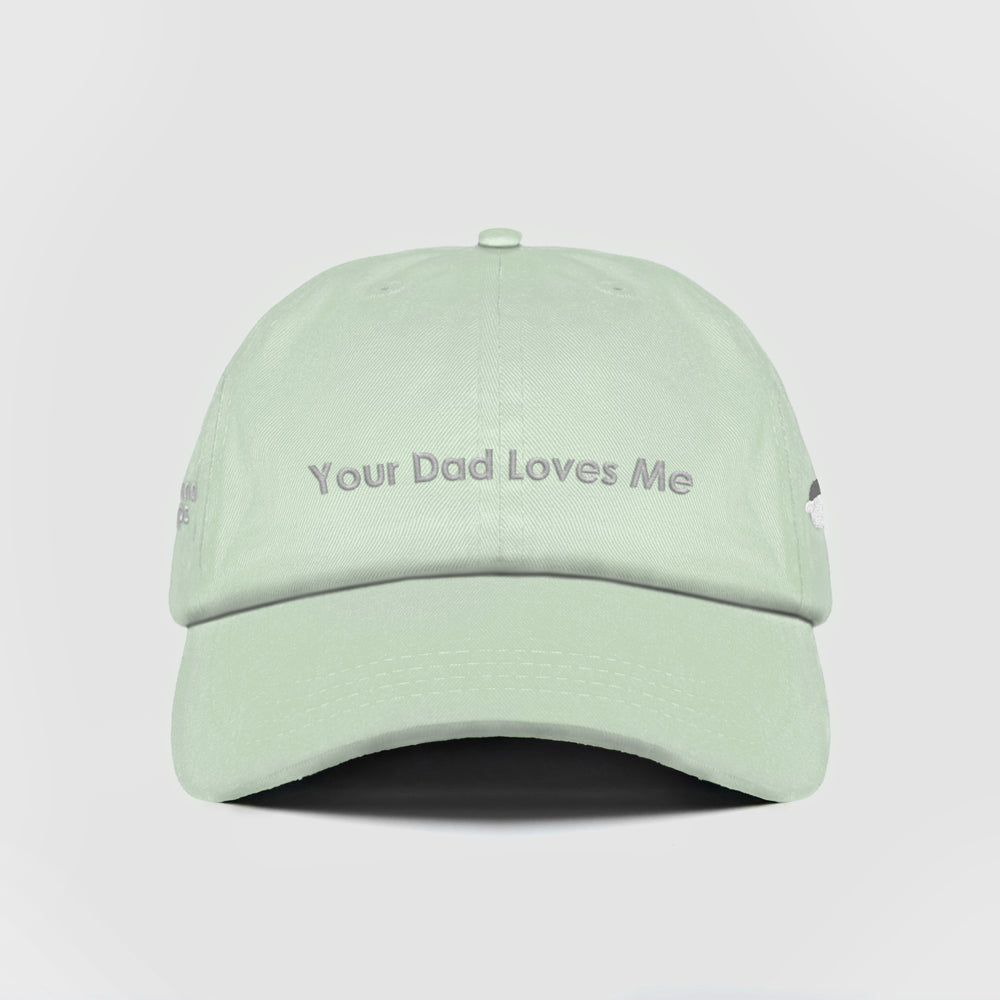 Cappellino in cotone "Your Dad Loves Me"