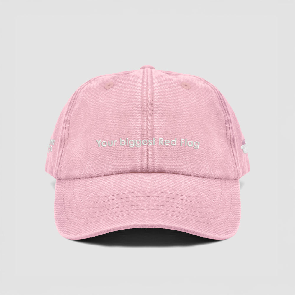 Cappellino vintage "Your biggest Red Flag"