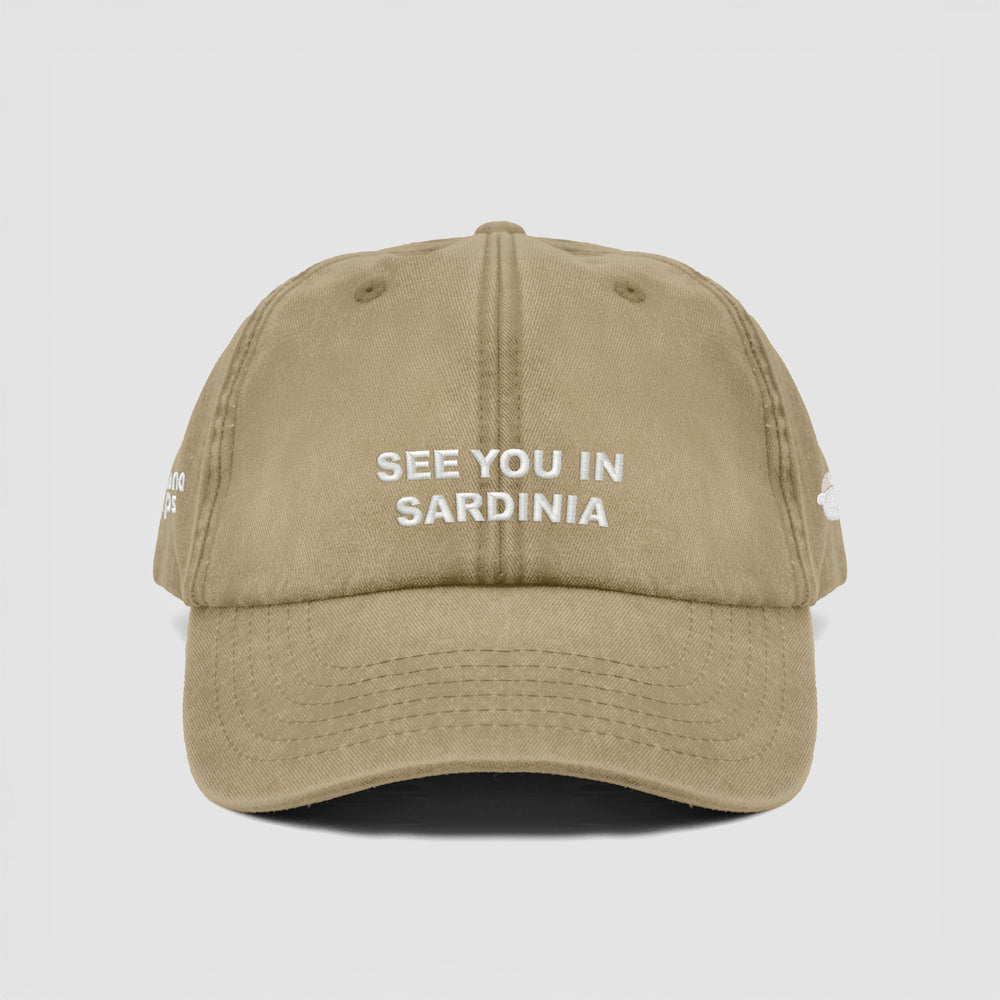 Cappellino vintage ''SEE YOU IN SARDINIA''
