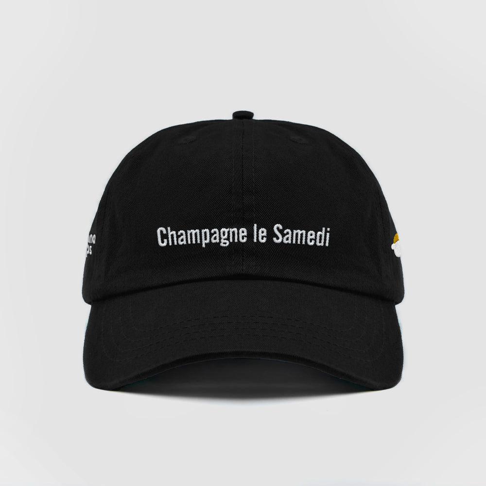 Cappellino in cotone "Champagne le Samedì"