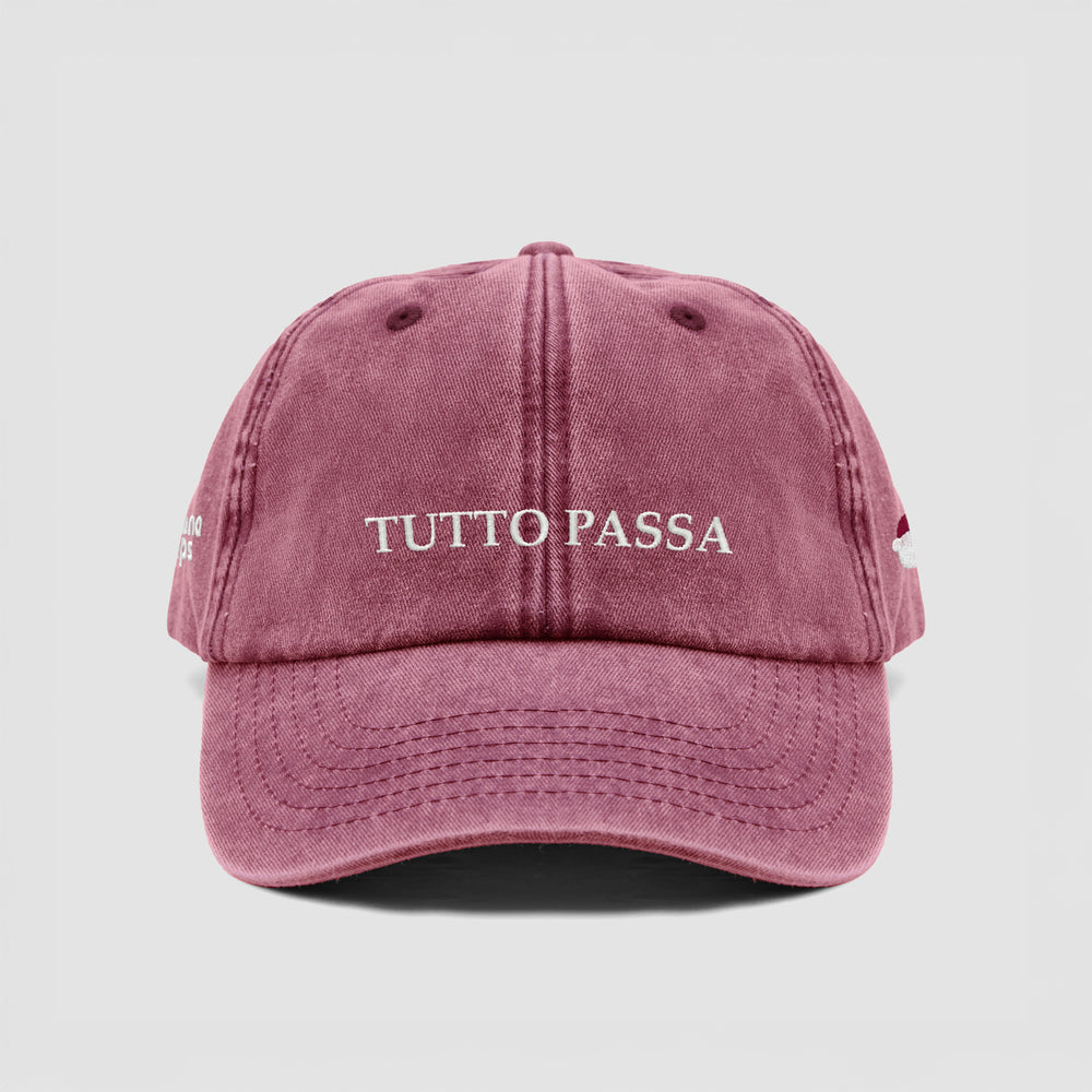 Cappellino vintage "TUTTO PASSA"