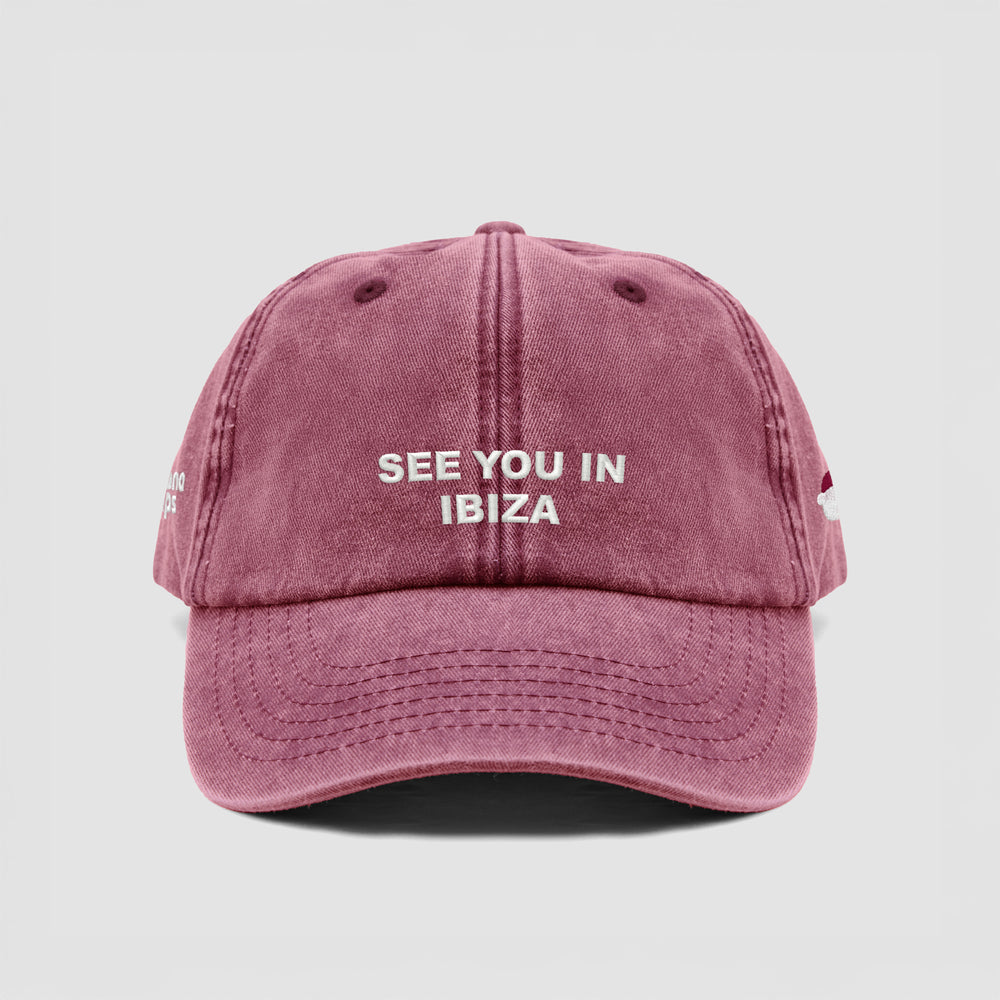 Cappellino vintage ''SEE YOU IN IBIZA''