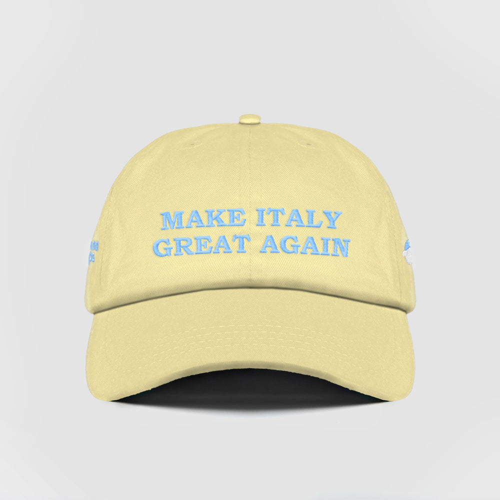 Cappellino in cotone "Make Italy great again"