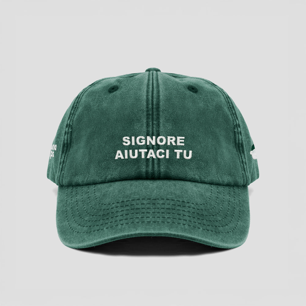 Cappellino vintage "SIGNORE AIUTACI TU"