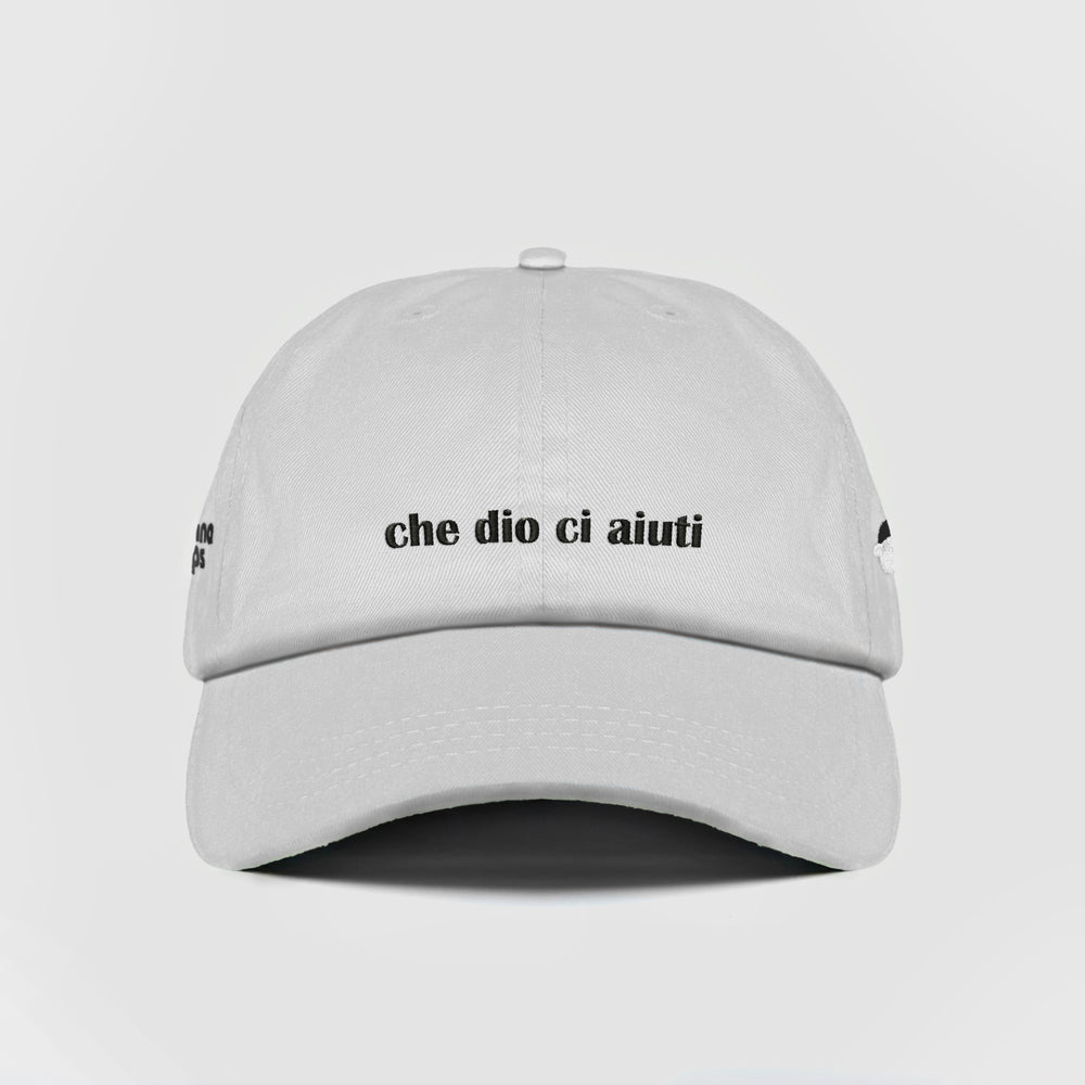 Cappellino "che dio ci aiuti"