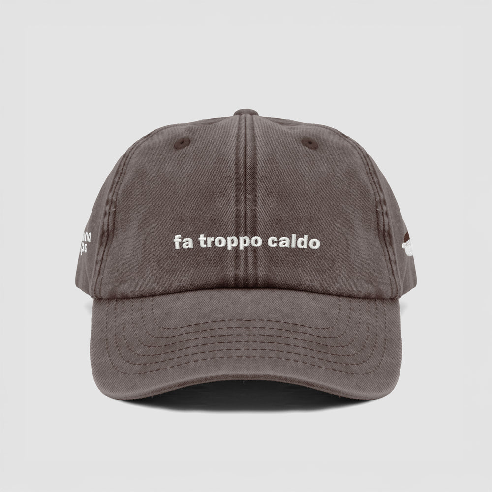 Cappellino vintage "fa troppo caldo"