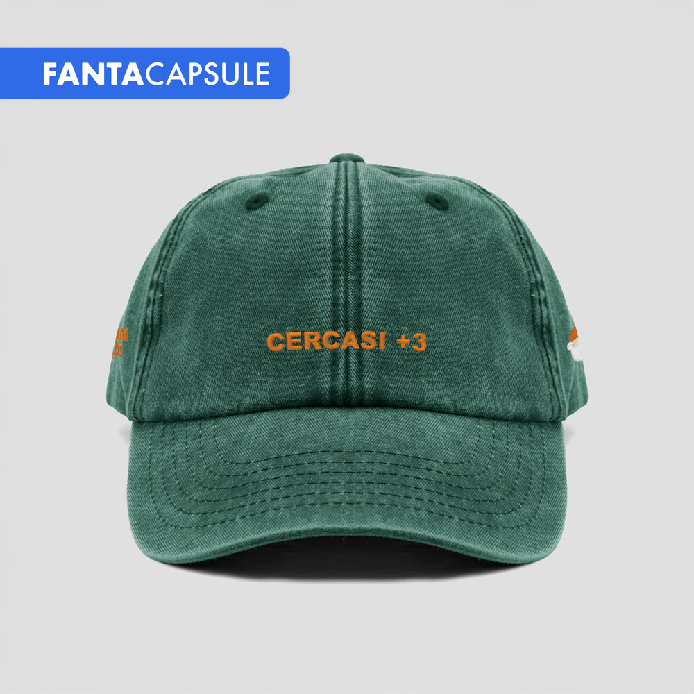 Cappellino vintage ''CERCASI +3''