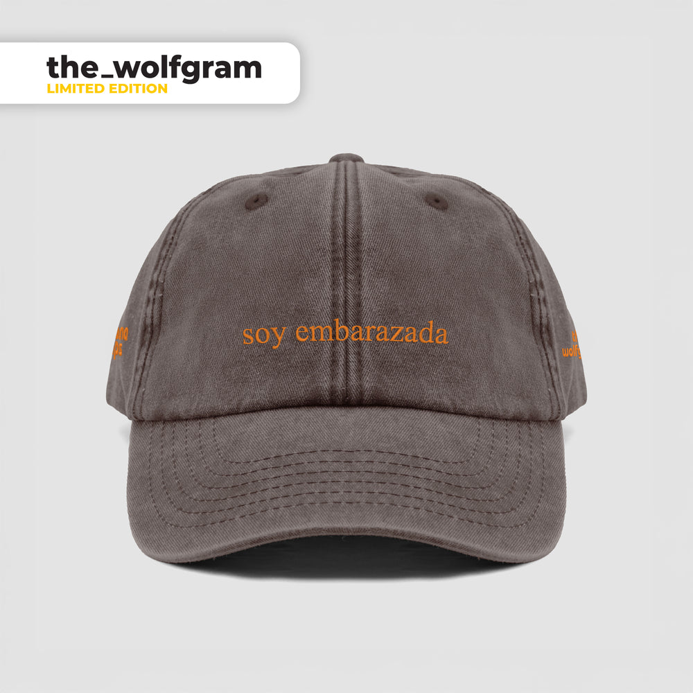 Cappellino vintage "soy embarazada"