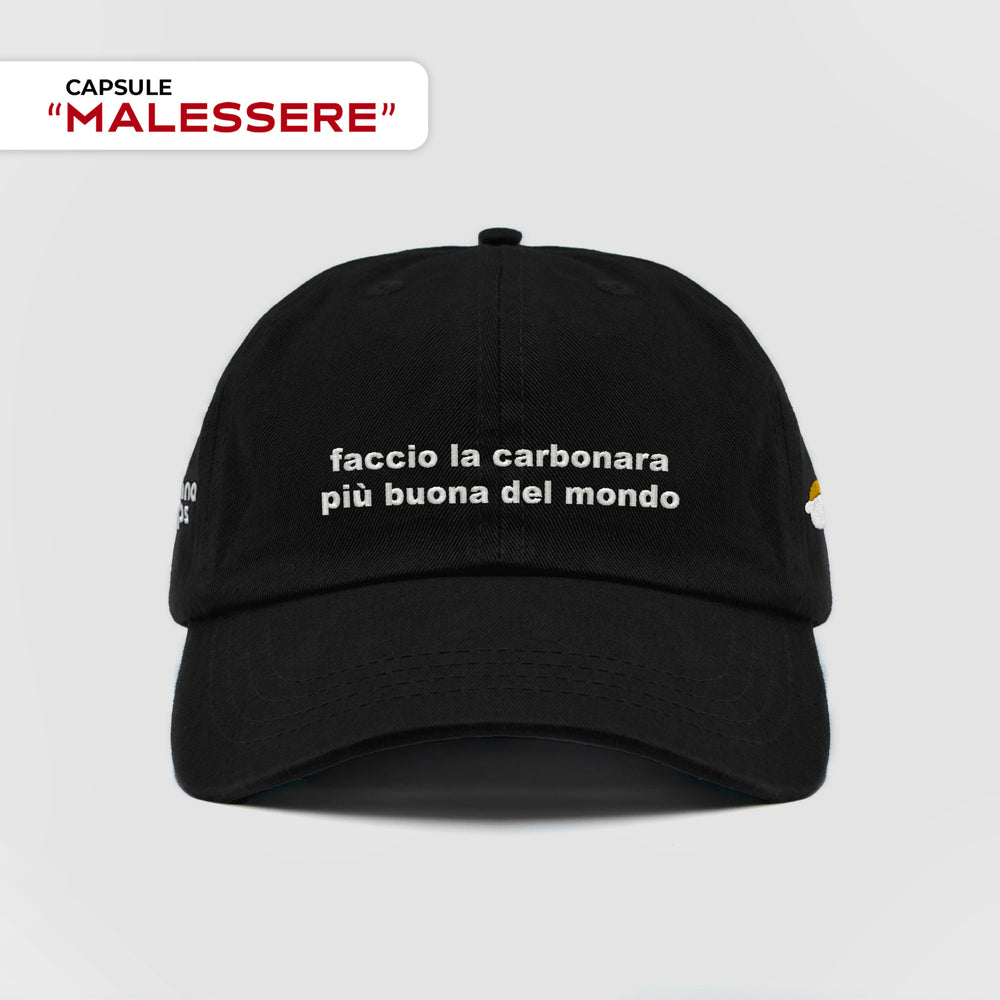 Cappellino "Faccio la carbonara più buona del mondo"