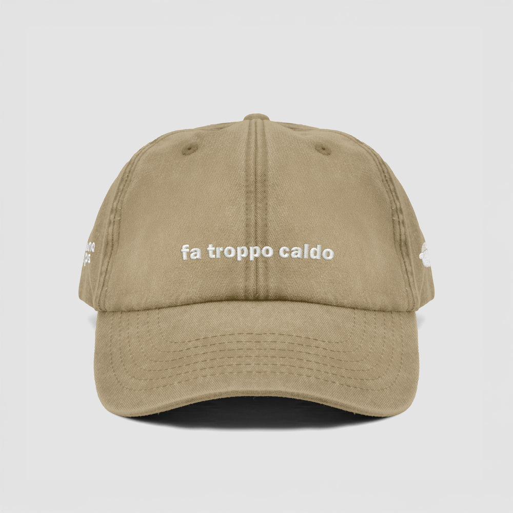 Cappellino vintage "fa troppo caldo"