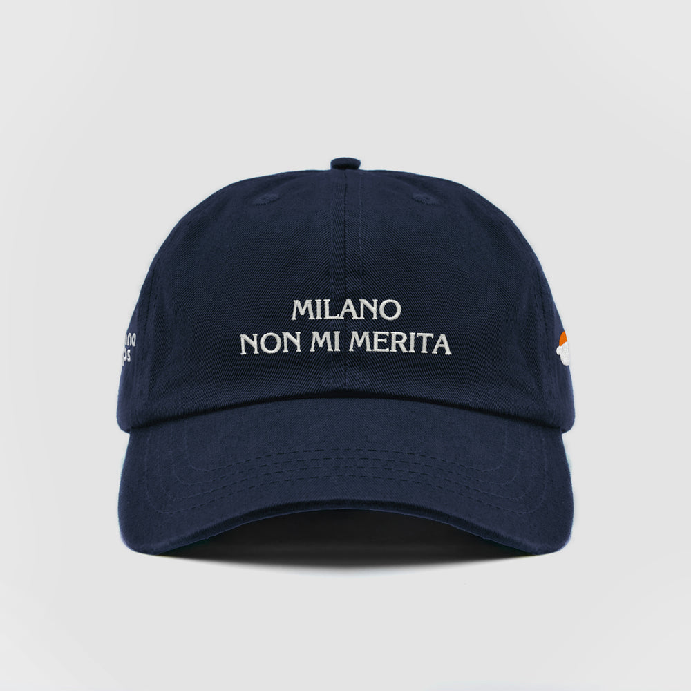 Cappellino "MILANO NON MI MERITA"