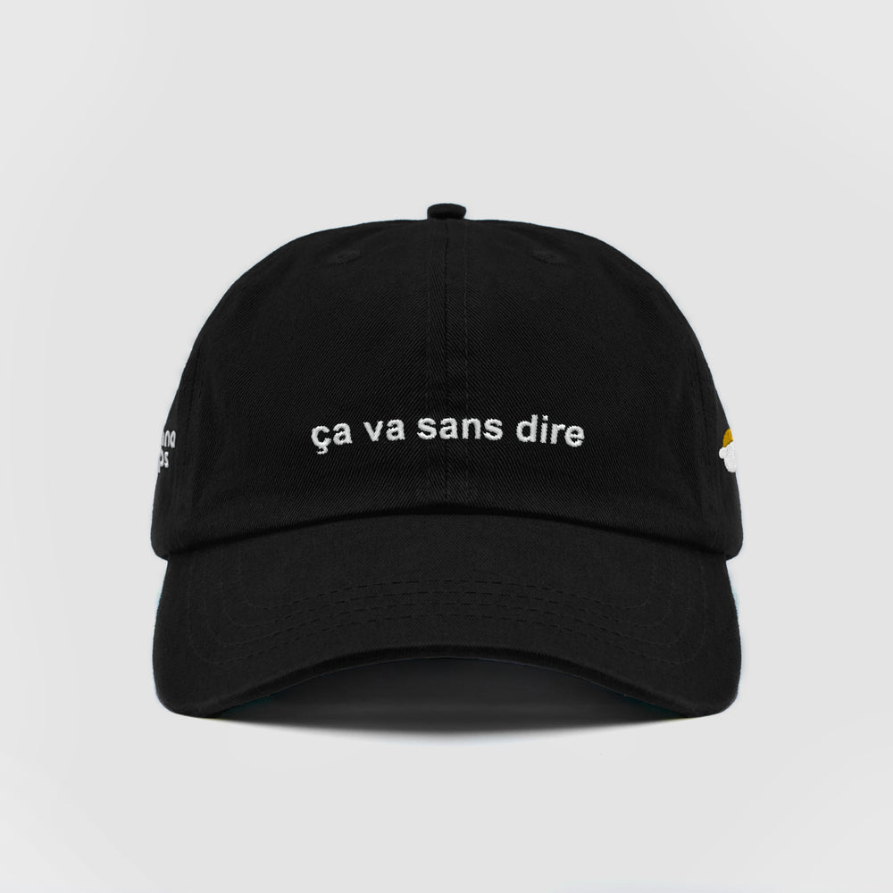 Cappellino in cotone "ça va sans dire"
