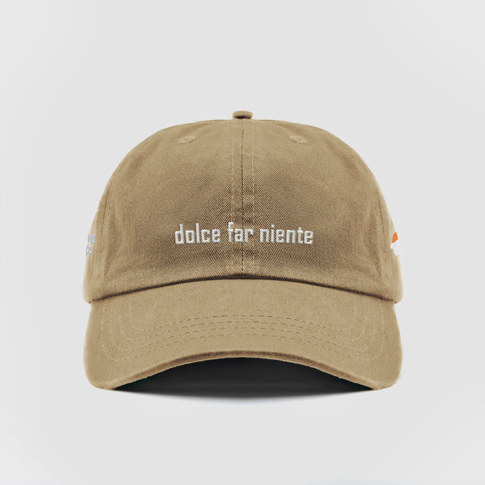 Cappellino in cotone "dolce far niente"