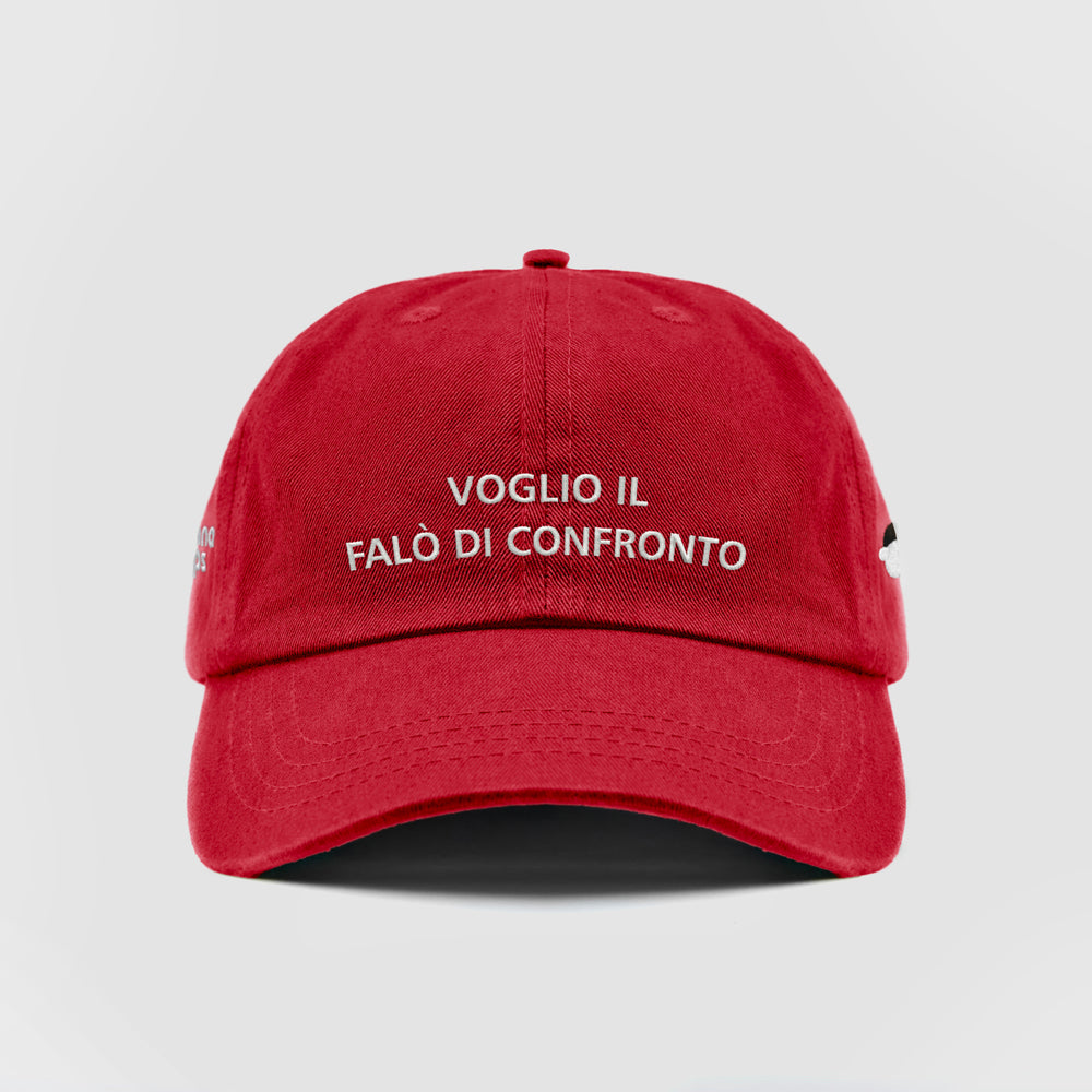 Cappellino ''VOGLIO IL FALÒ DI CONFRONTO''