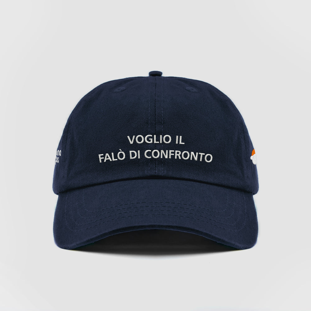 Cappellino ''VOGLIO IL FALÒ DI CONFRONTO''