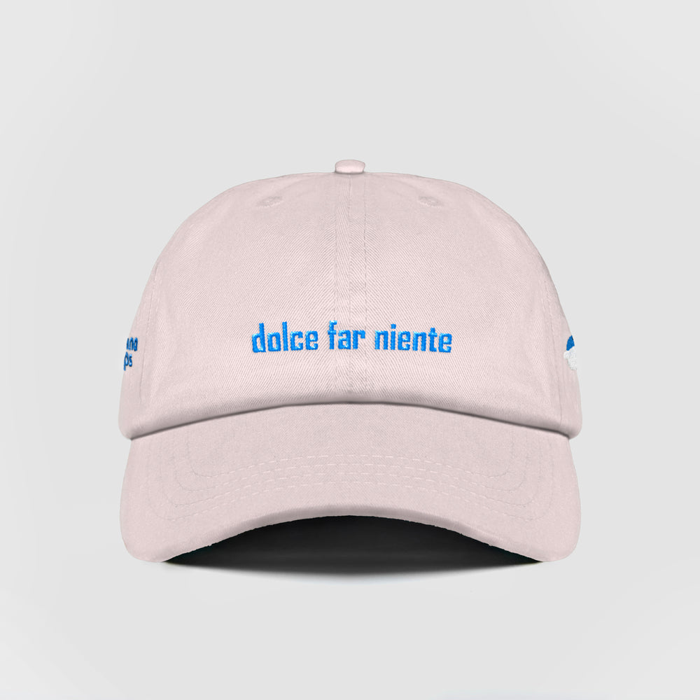 Cappellino in cotone "dolce far niente"