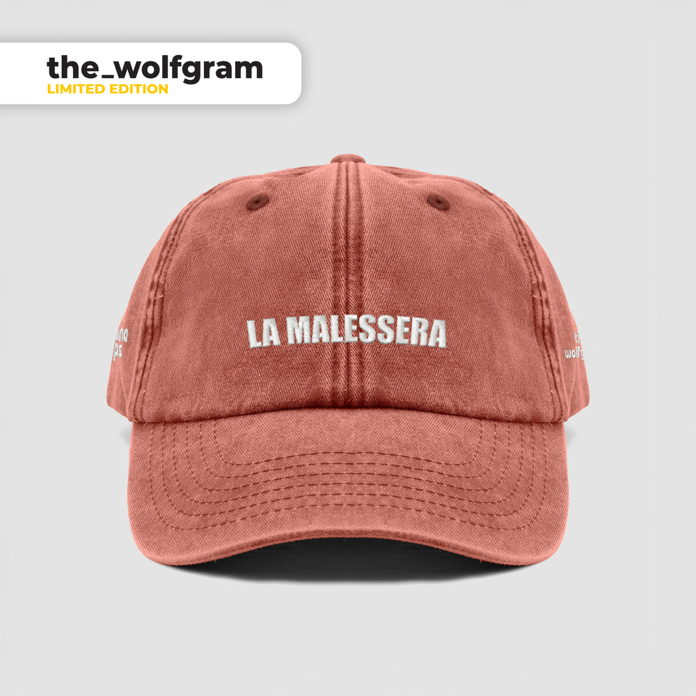 Cappellino vintage "LA MALESSERA"