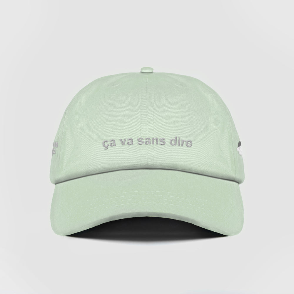 Cappellino in cotone "ça va sans dire"