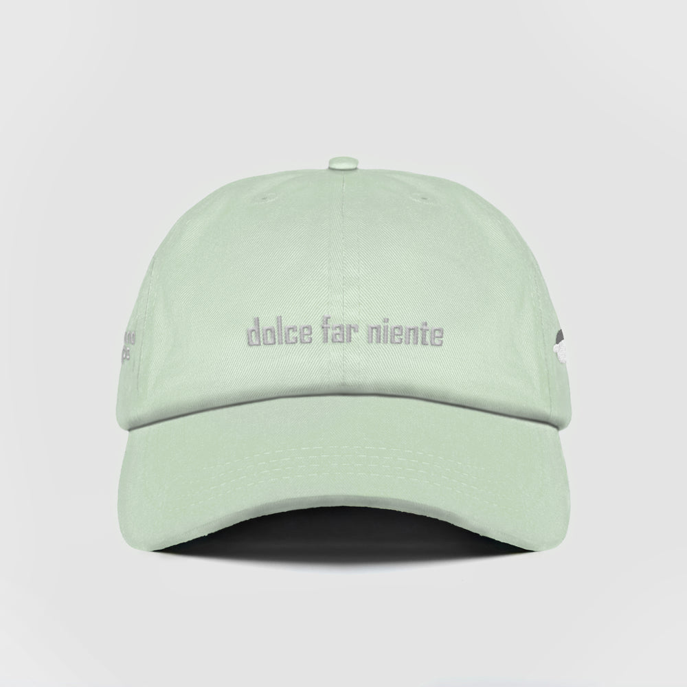 Cappellino in cotone "dolce far niente"