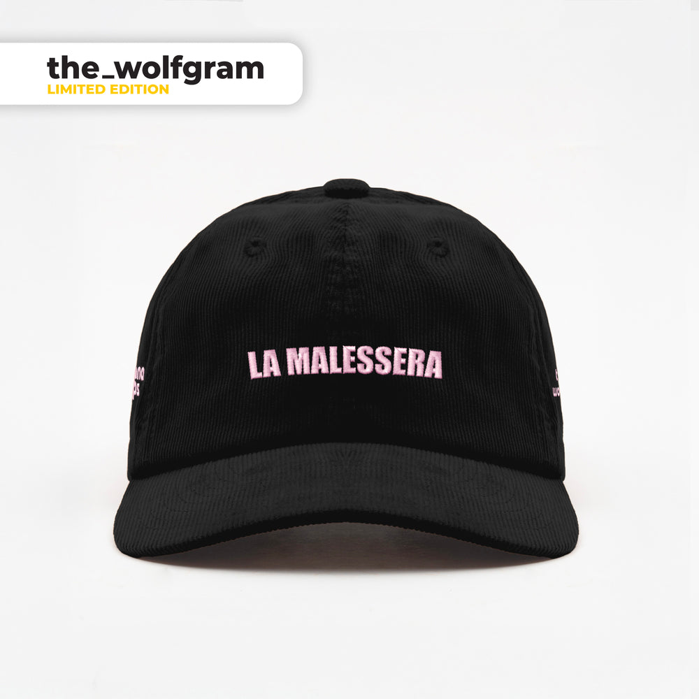 Cappellino in velluto a coste "LA MALESSERA"