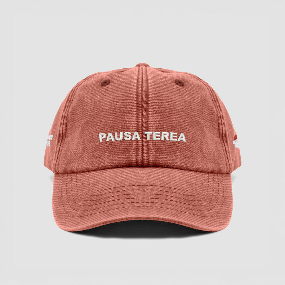Cappellino vintage ''Pausa Terea''