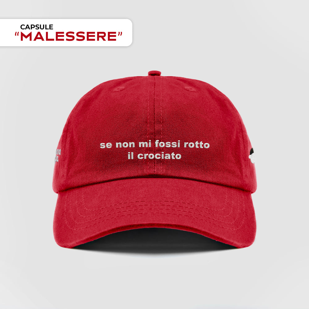 Cappellino ''se non mi fossi rotto il crociato''