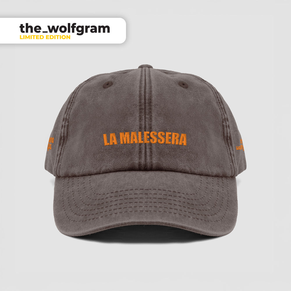 Cappellino vintage "LA MALESSERA"