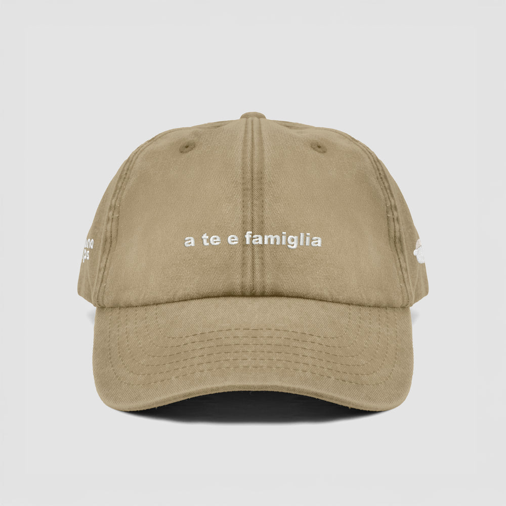 Cappellino vintage "a te e famiglia"
