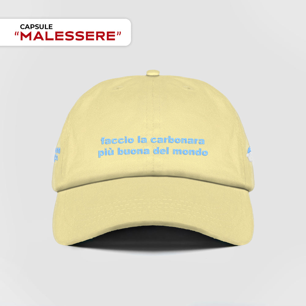 Cappellino "Faccio la carbonara più buona del mondo"