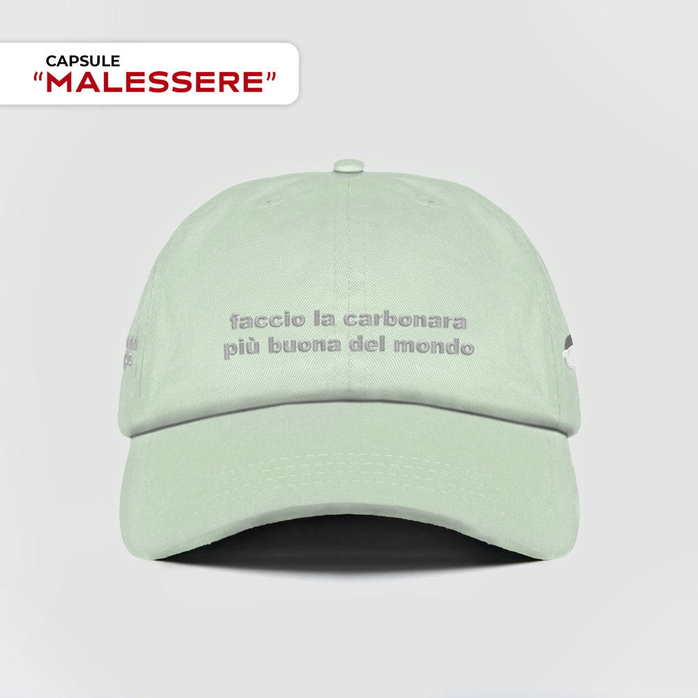 Cappellino "Faccio la carbonara più buona del mondo"