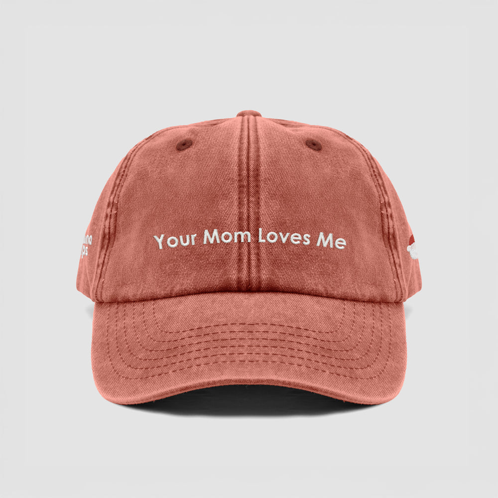 Cappellino vintage "Your Mom Loves Me"